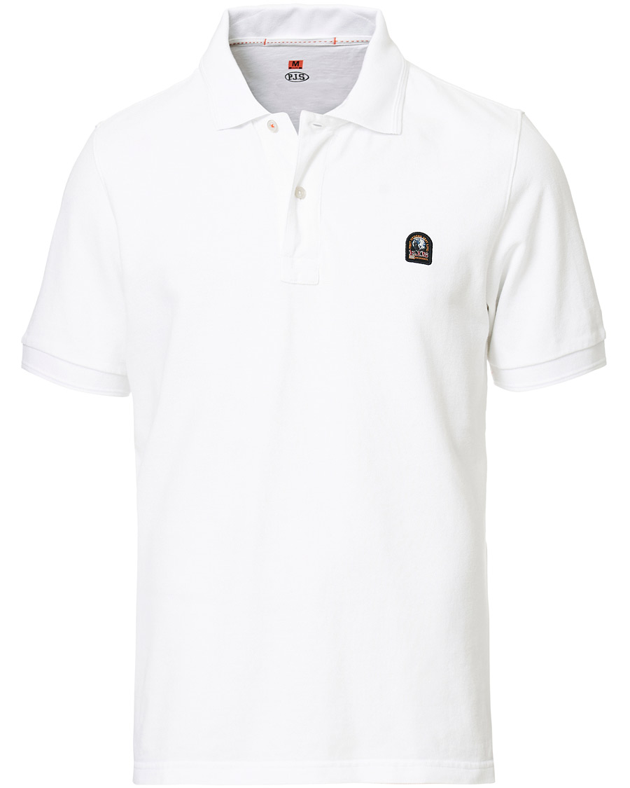 Homme | Polos | Parajumpers | Patch Polo White Cream XL