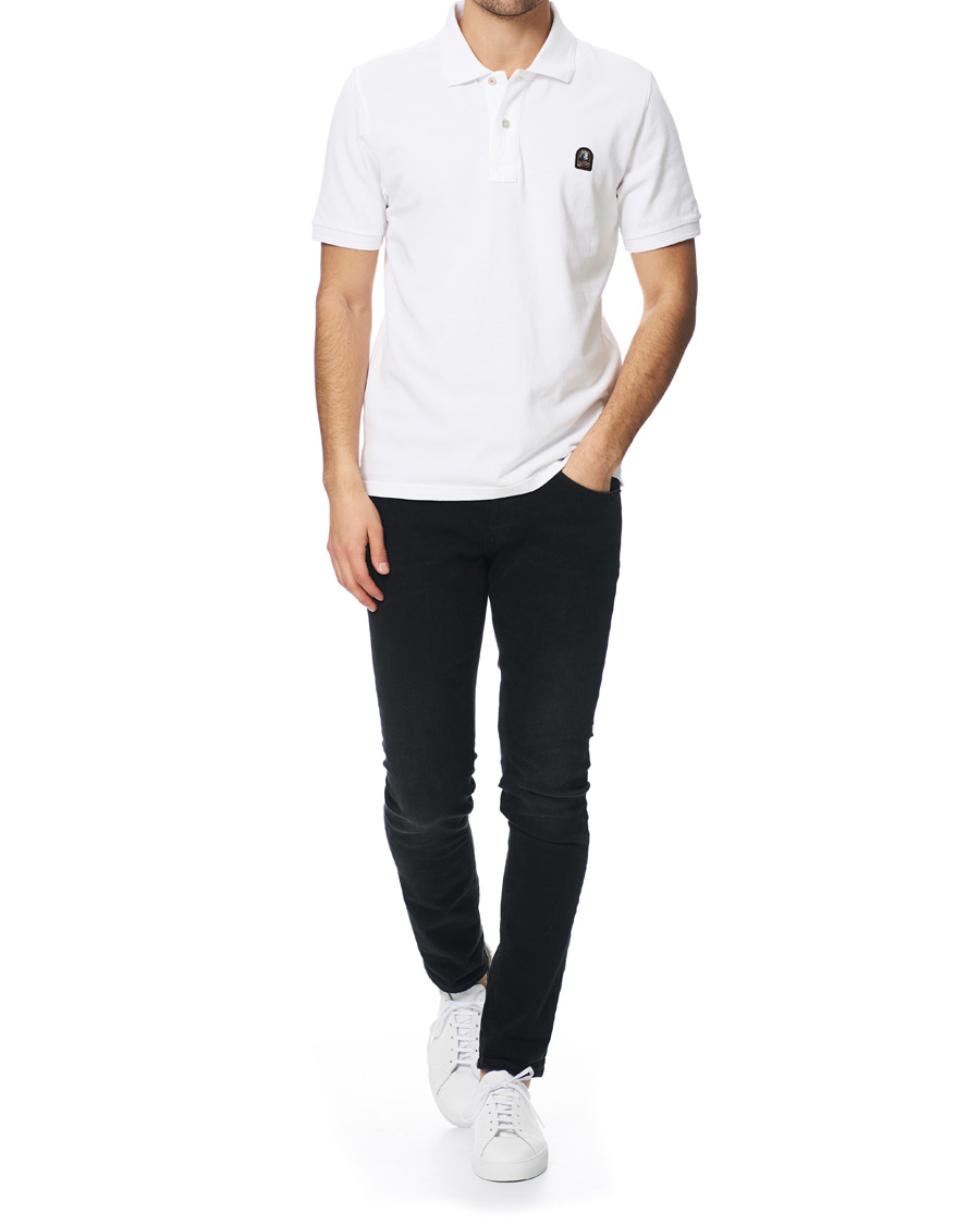 Homme | Polos | Parajumpers | Patch Polo White Cream XL