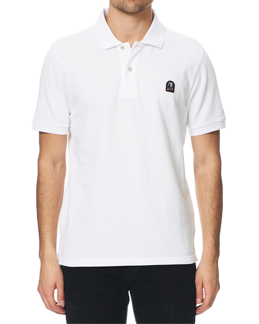 Homme | Polos | Parajumpers | Patch Polo White Cream XL
