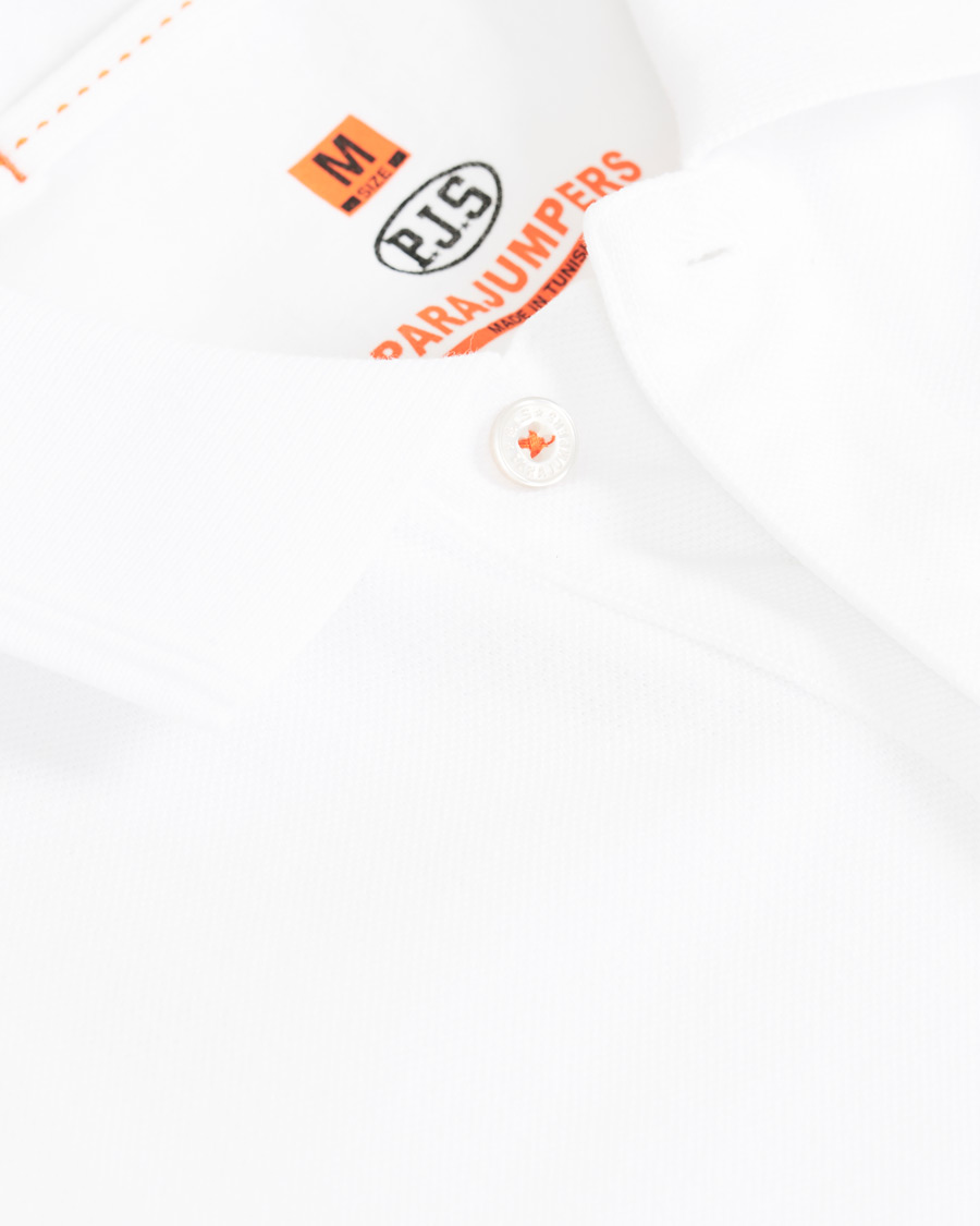 Homme | Polos | Parajumpers | Patch Polo White Cream XL