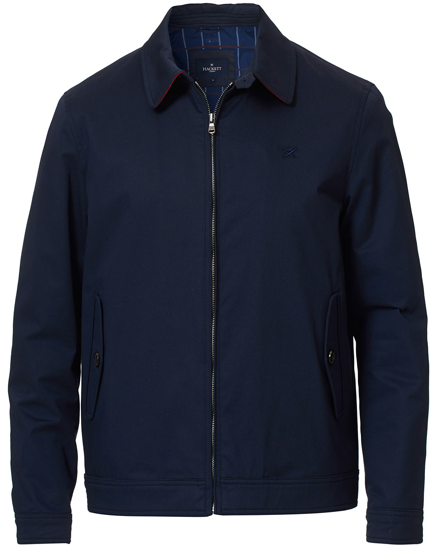 Homme | Manteaux Et Vestes | Hackett | Cotton Harrington Jacket Navy
