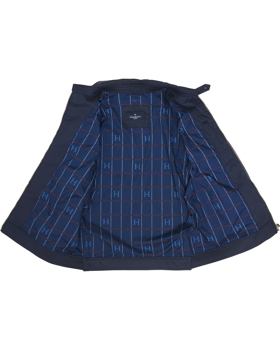 Homme | Manteaux Et Vestes | Hackett | Cotton Harrington Jacket Navy