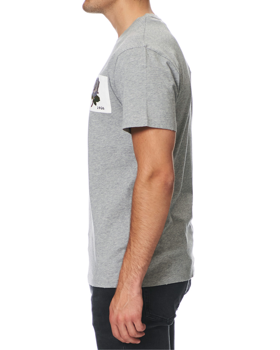 Homme | T-shirts | Kent & Curwen | Rose Embroidered T-Shirt Grey