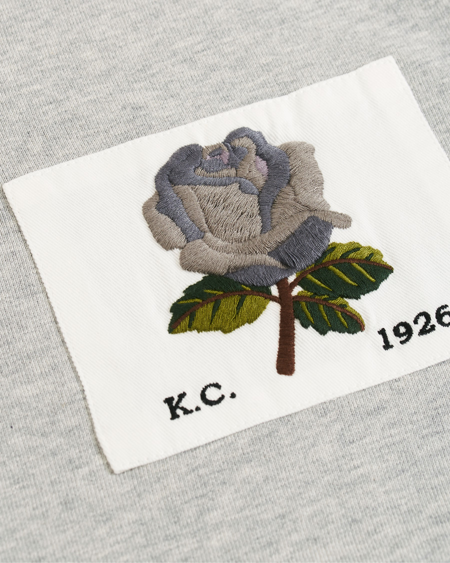 Homme | Pulls Et Tricots | Kent & Curwen | Rose Embroidered Sweatshirt Grey