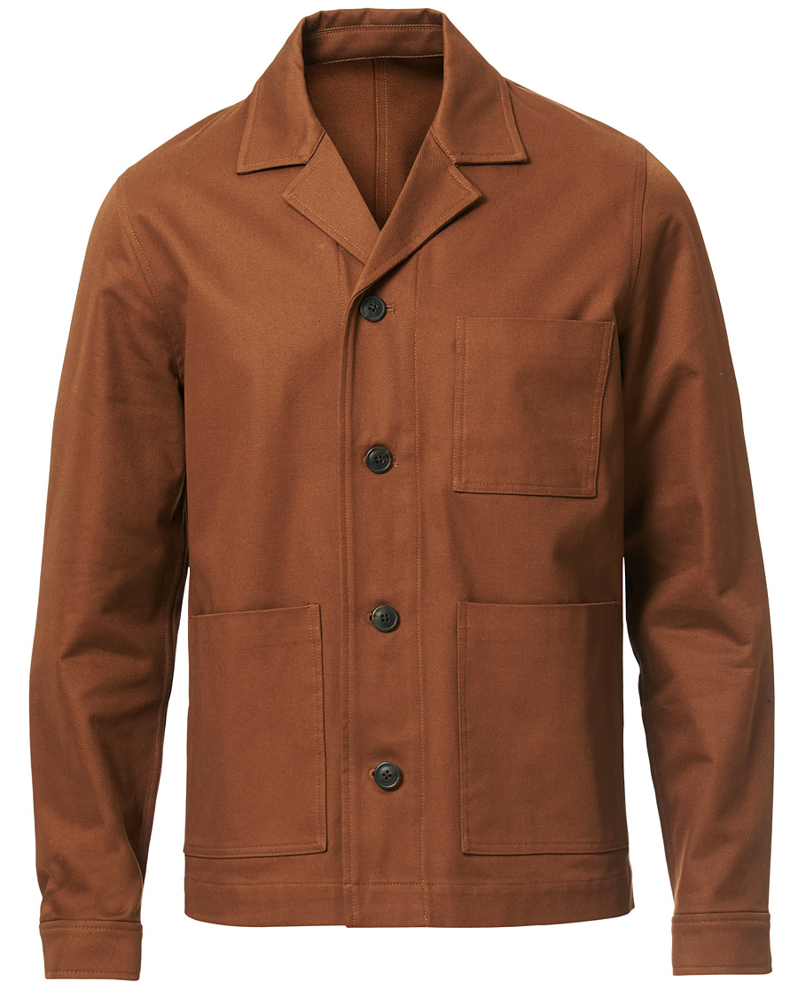 Homme | Chemises | Samsøe Samsøe | Samsøe & Samsøe Cotton New Worker Jacket Monks Robe