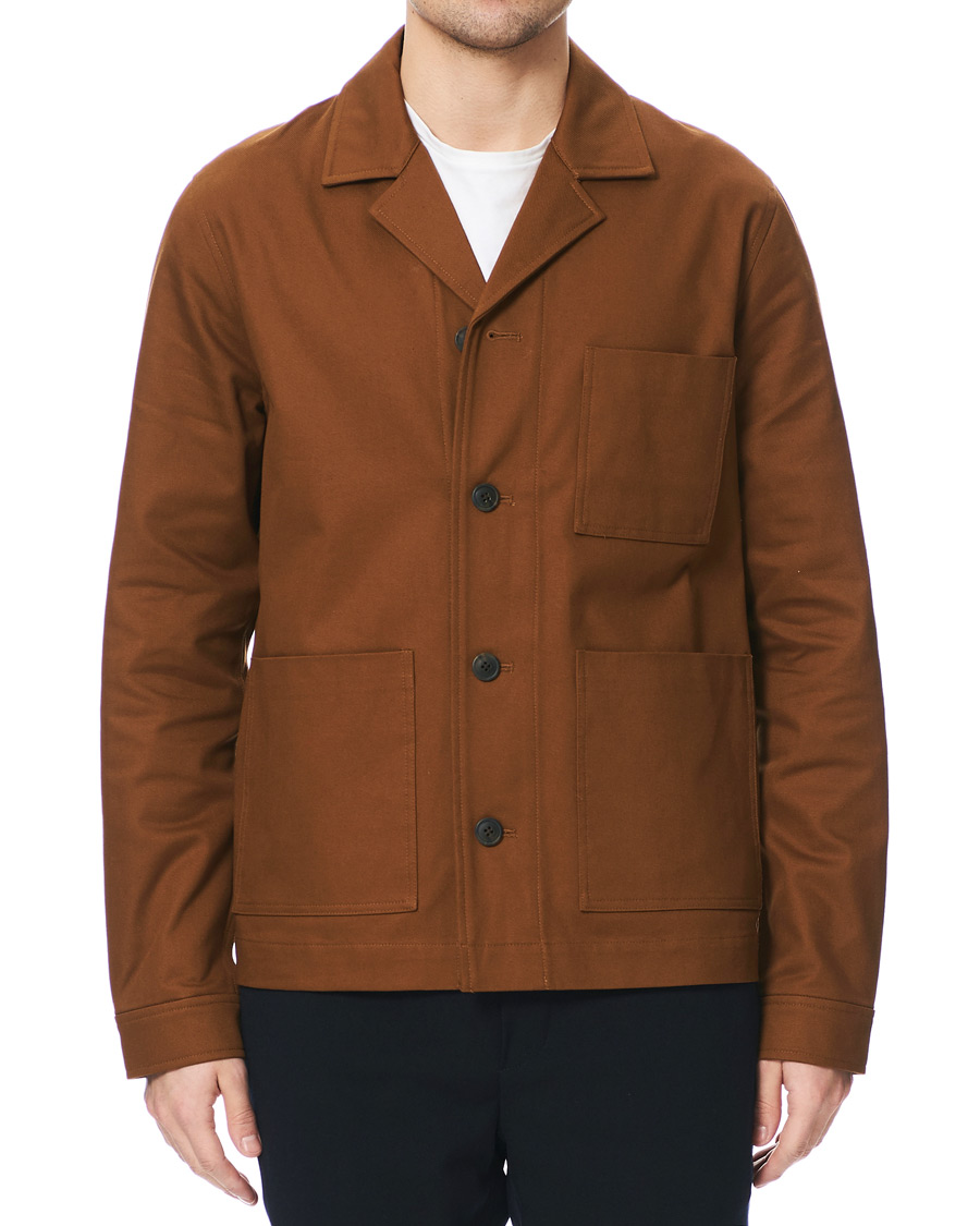 Homme | Chemises | Samsøe Samsøe | Samsøe & Samsøe Cotton New Worker Jacket Monks Robe