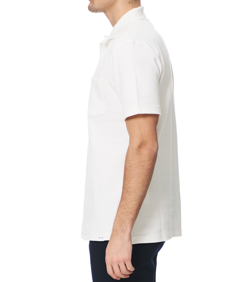 Homme | Polos | Samsøe Samsøe | Samsøe & Samsøe Taranto Short Sleeve Polo Lily White