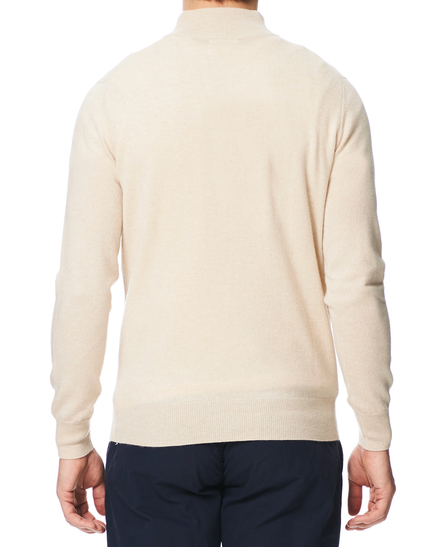 Homme | Pulls Et Tricots | Soft Goat | Cashmere Half Zip Beige