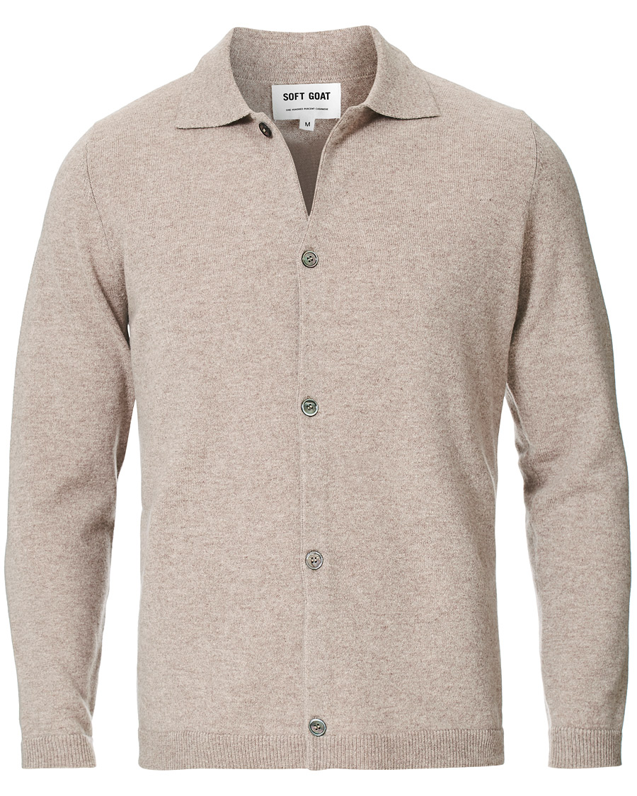 Heren | Truien | Soft Goat | Cashmere Shirt Toast
