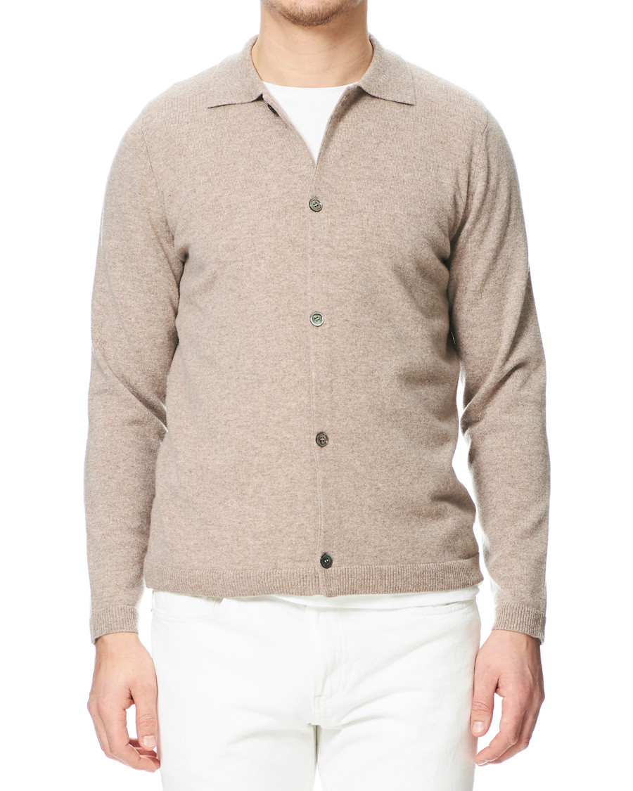 Heren | Truien | Soft Goat | Cashmere Shirt Toast