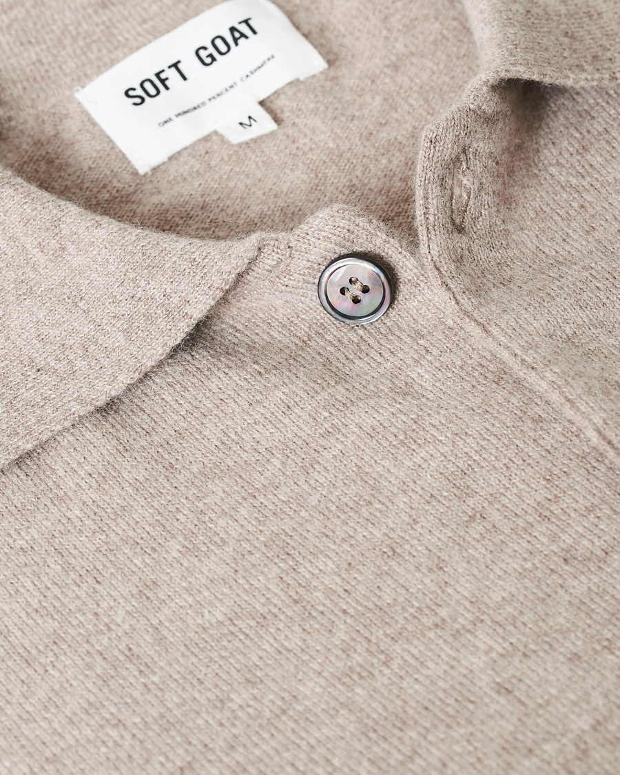 Heren | Truien | Soft Goat | Cashmere Shirt Toast