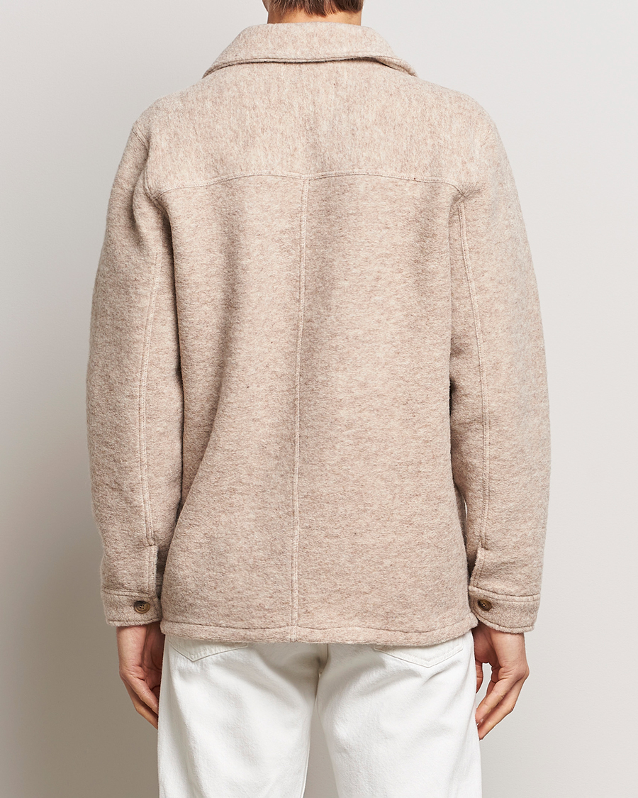 Homme | Manteaux Et Vestes | A Day's March | Chaumont Heavy Wool Overshirt Sand
