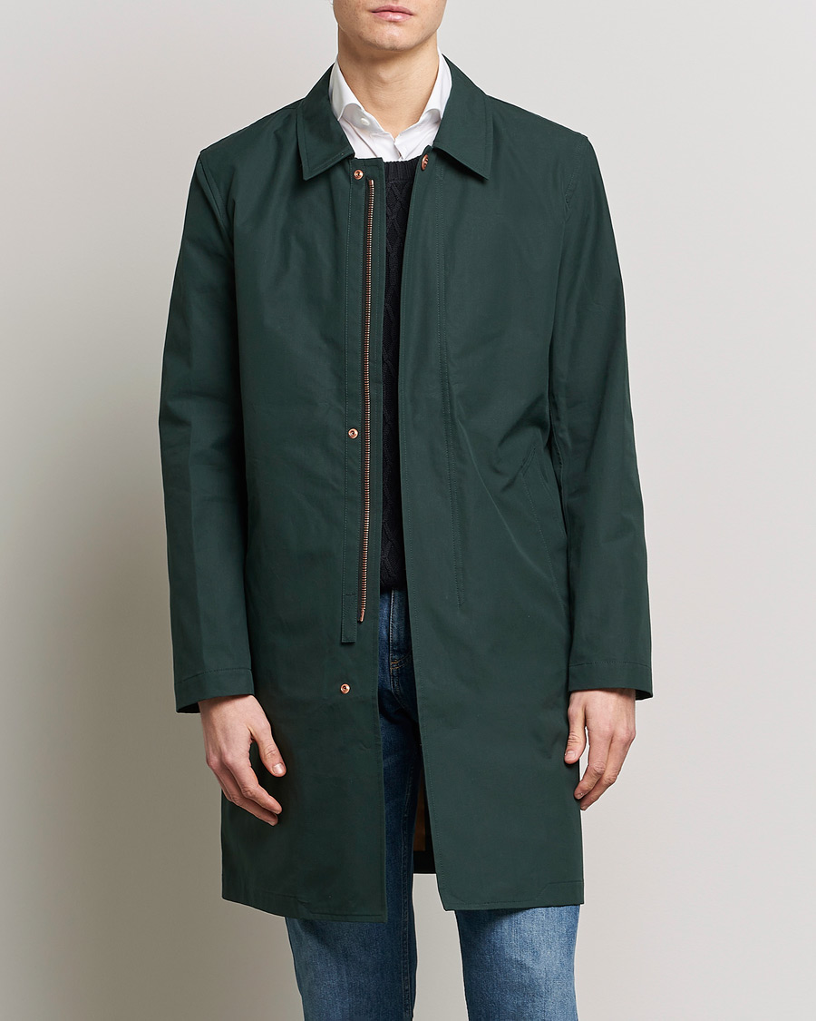 Homme | Manteaux Et Vestes | Private White V.C. | Unlined Cotton Ventile Mac Coat 3.0 Racing Green