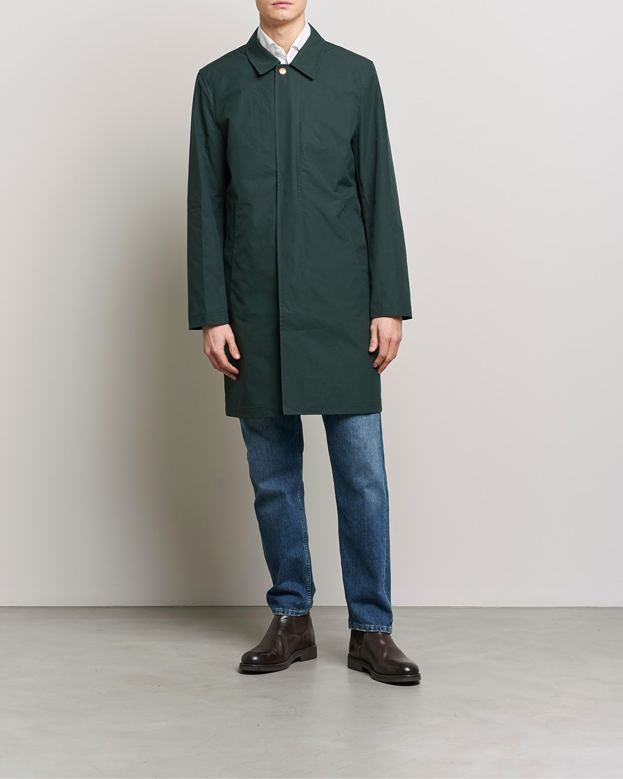 Homme | Manteaux Et Vestes | Private White V.C. | Unlined Cotton Ventile Mac Coat 3.0 Racing Green