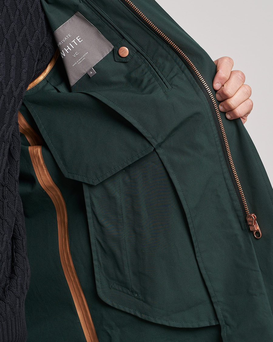 Homme | Manteaux Et Vestes | Private White V.C. | Unlined Cotton Ventile Mac Coat 3.0 Racing Green