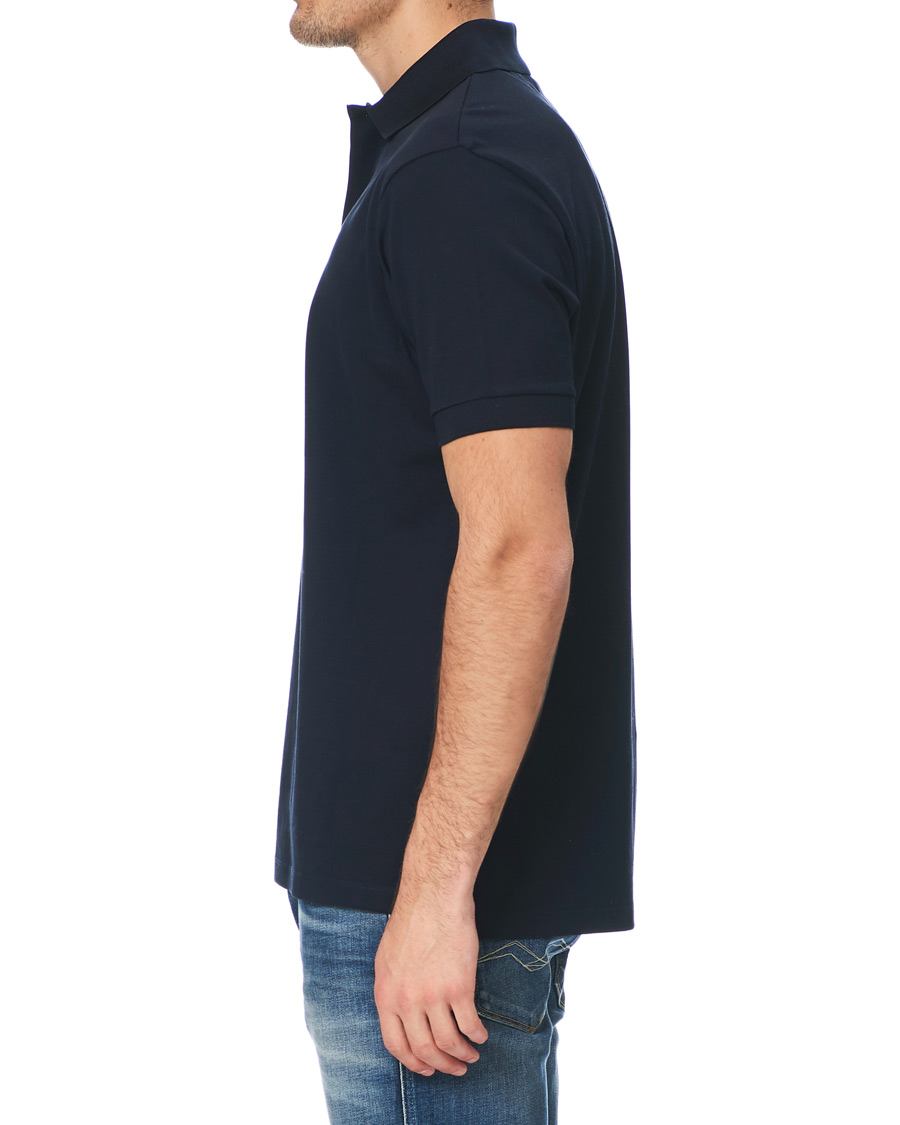 Homme | Polos | Paul Smith | Placket Stripe Polo Navy