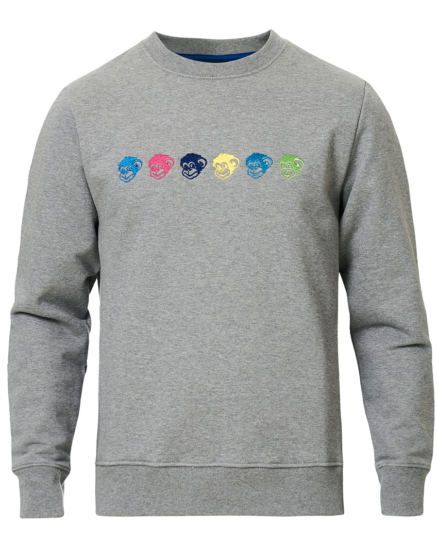 Homme | Pulls Et Tricots | PS Paul Smith | Monkeys Sweatshirt Grey Melange