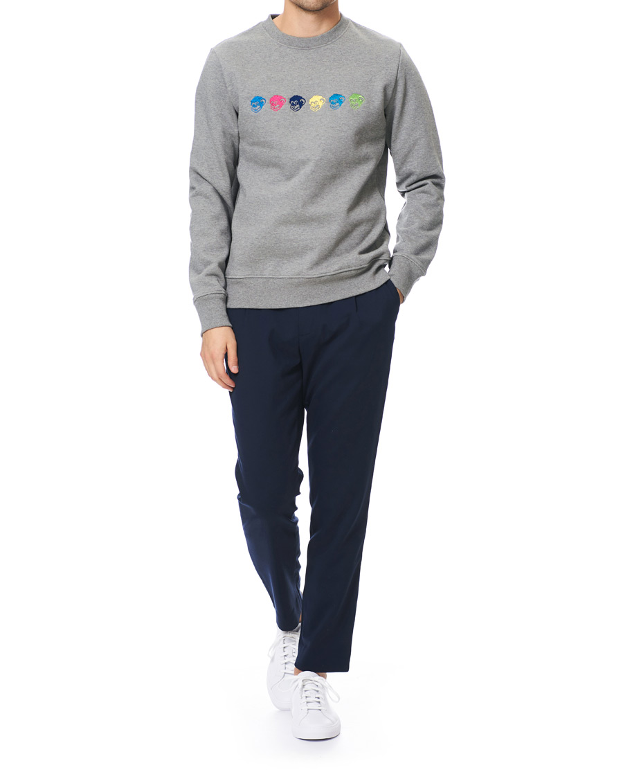 Homme | Pulls Et Tricots | PS Paul Smith | Monkeys Sweatshirt Grey Melange