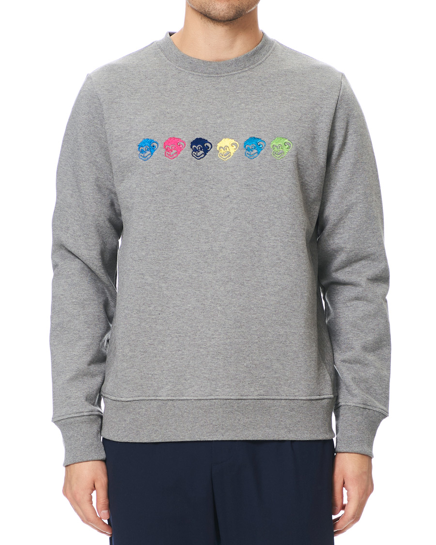 Homme | Pulls Et Tricots | PS Paul Smith | Monkeys Sweatshirt Grey Melange