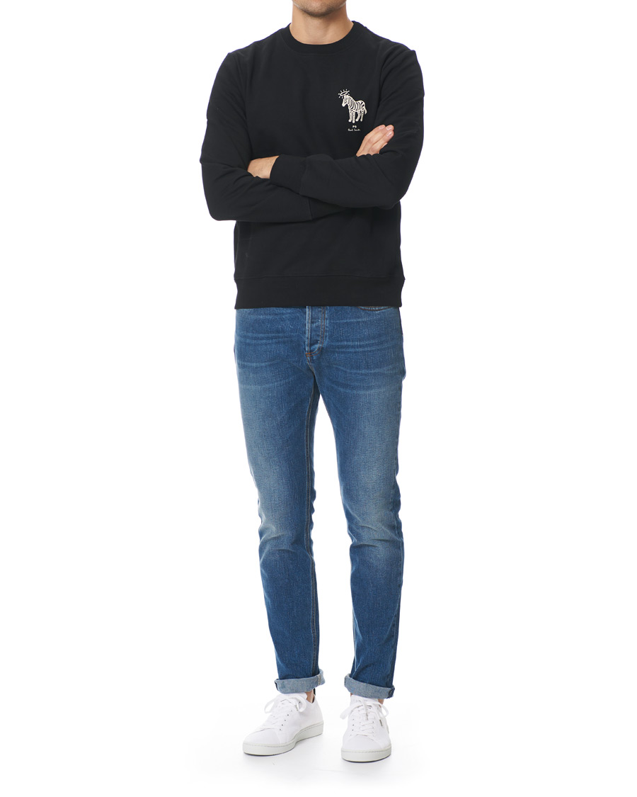 Homme | Pulls Et Tricots | PS Paul Smith | Organic Cotton Halo Zebra Sweatshirt Black