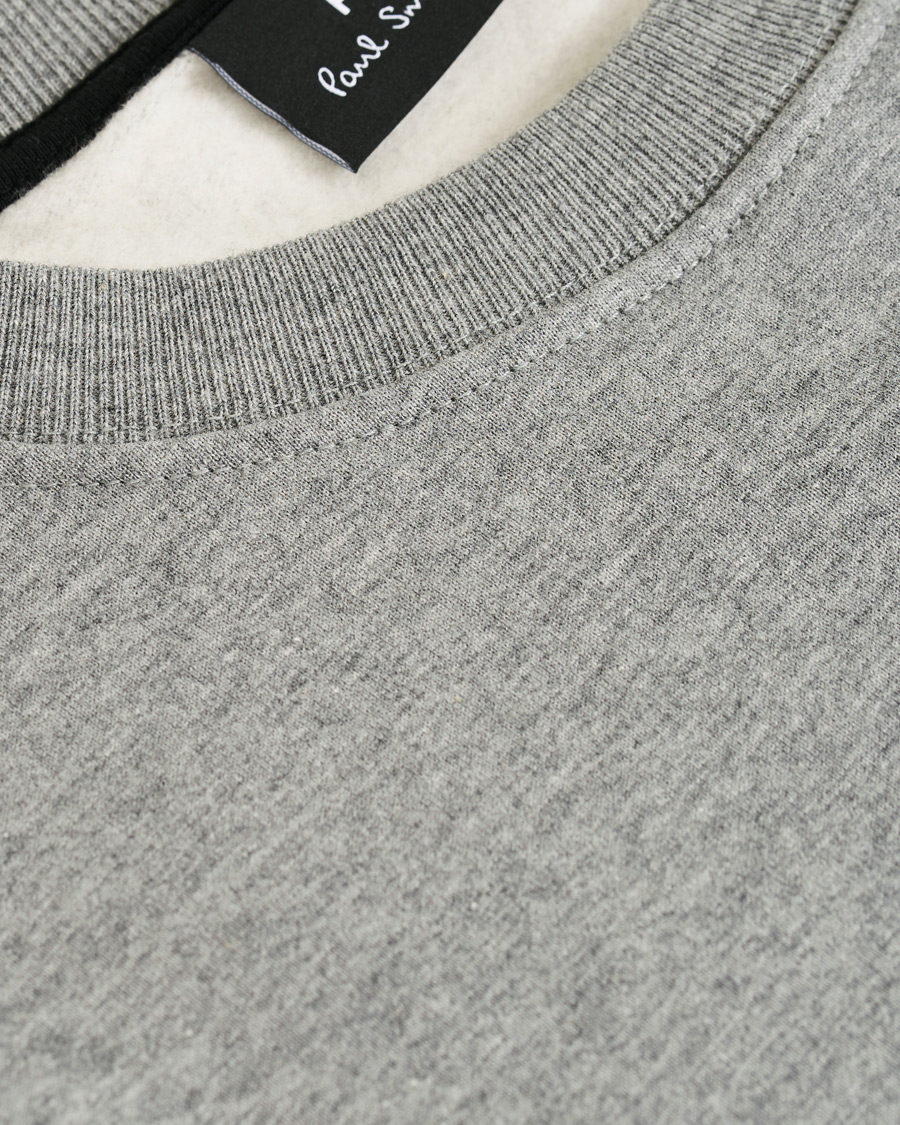 Homme | Pulls Et Tricots | PS Paul Smith | Organic Cotton Halo Zebra Sweatshirt Grey Melange