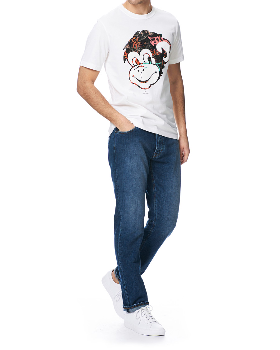 Homme | T-shirts | PS Paul Smith | Regular Fit Monkey Tee White