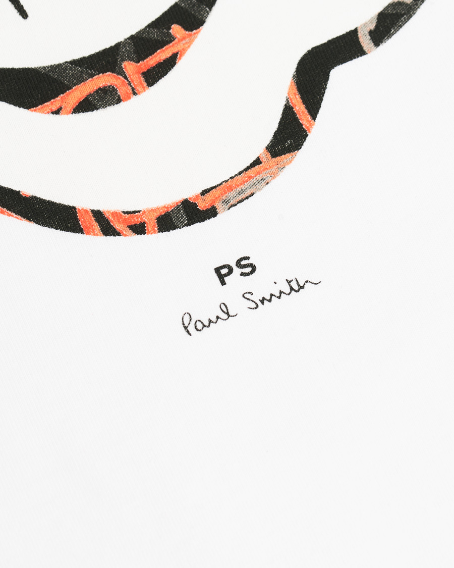 Homme | T-shirts | PS Paul Smith | Regular Fit Monkey Tee White