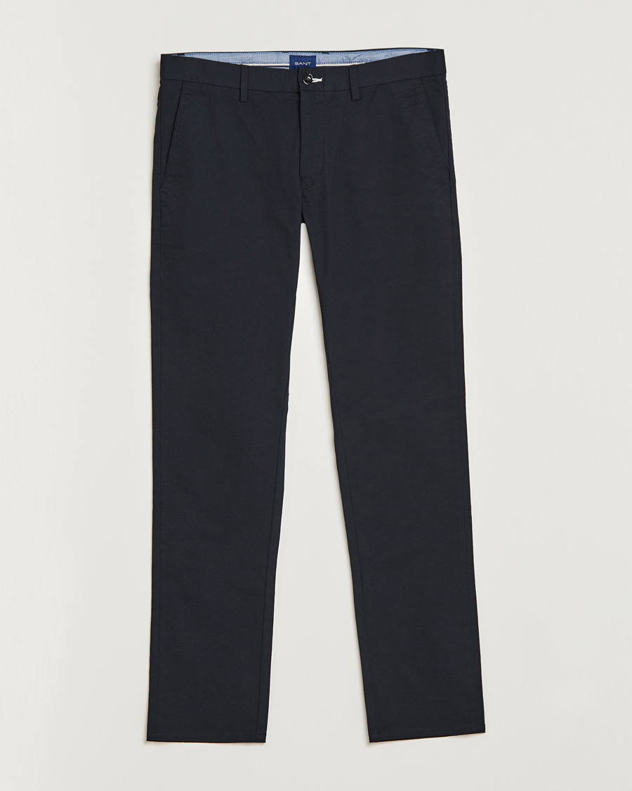 Heren | Broeken | GANT | Slim Fit Tech Prep Chino Black
