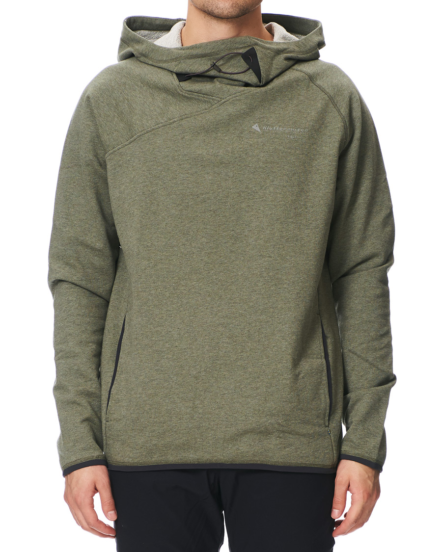 Homme | Pulls Et Tricots | Klättermusen | Falen Hooded Sweatshirt Dusty Green