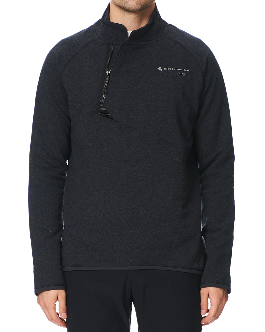 Heren | Truien | Klättermusen | Falen Crew Neck Sweatshirt Raven