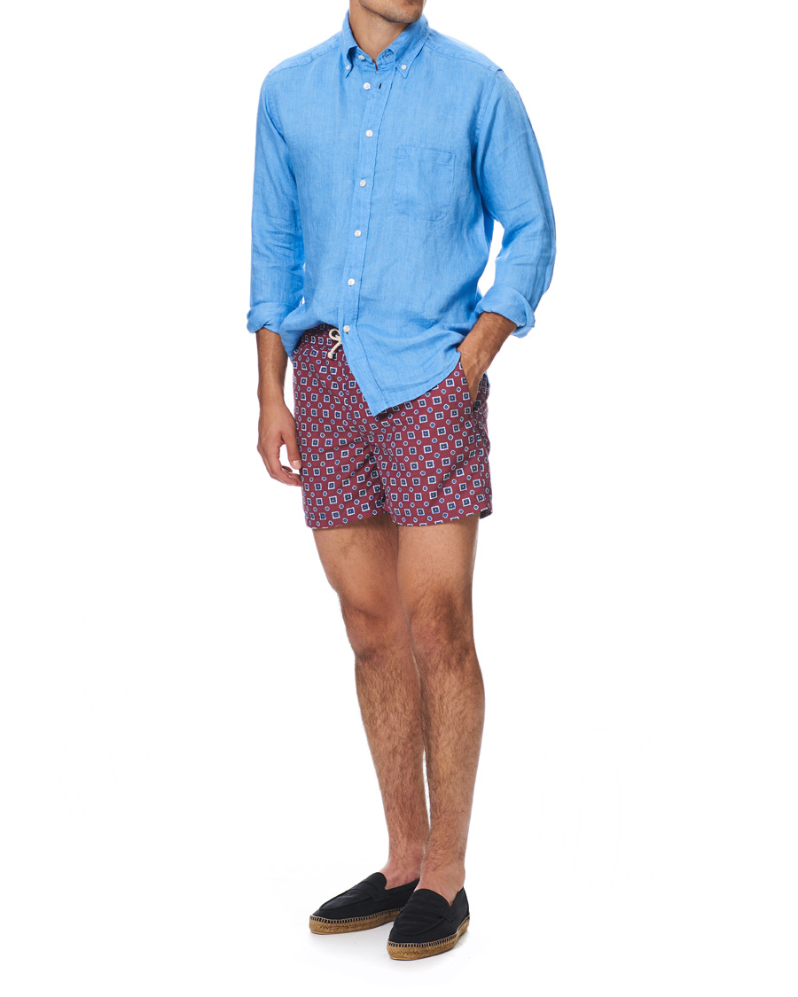 Homme | Maillots De Bain | Ripa Ripa | Scirocco Printed Swimshorts Red