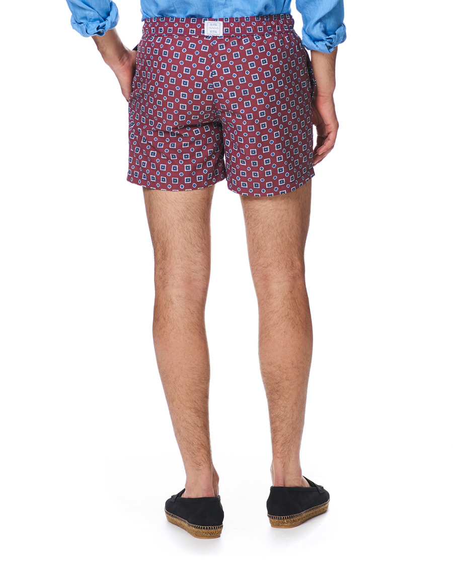 Homme | Maillots De Bain | Ripa Ripa | Scirocco Printed Swimshorts Red
