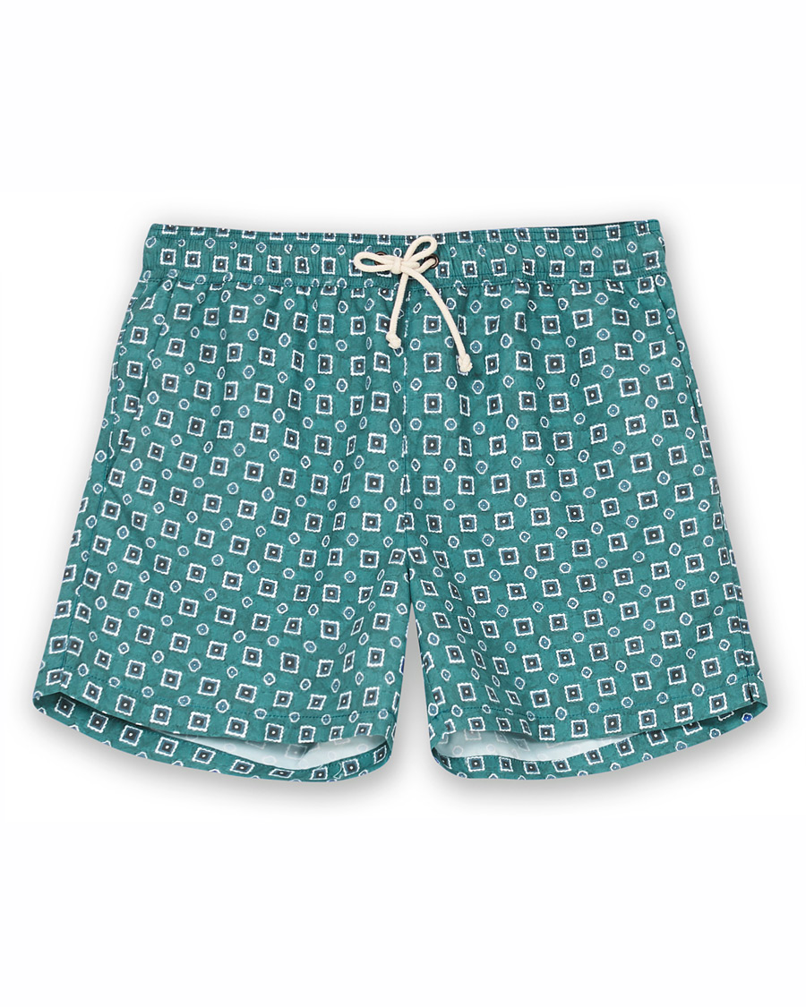 Homme | Maillots De Bain | Ripa Ripa | Scirocco Printed Swim Shorts Green