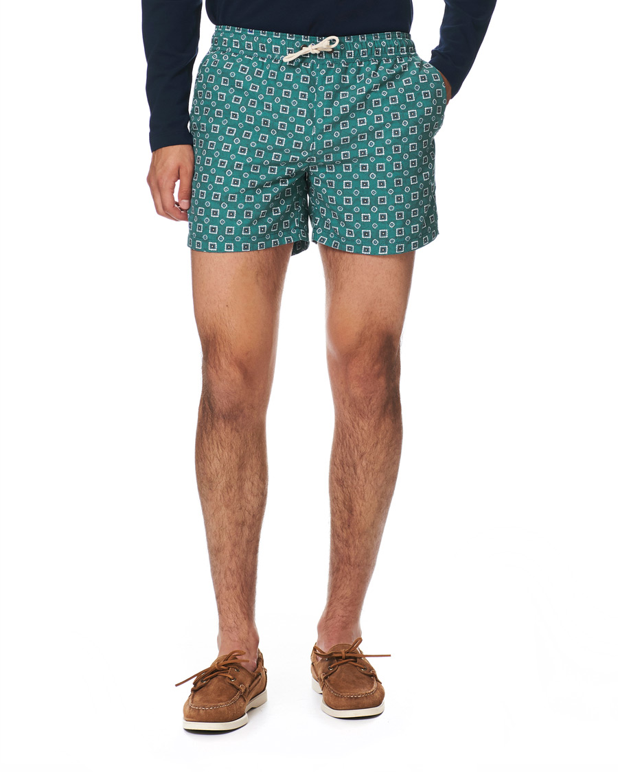 Homme | Maillots De Bain | Ripa Ripa | Scirocco Printed Swim Shorts Green