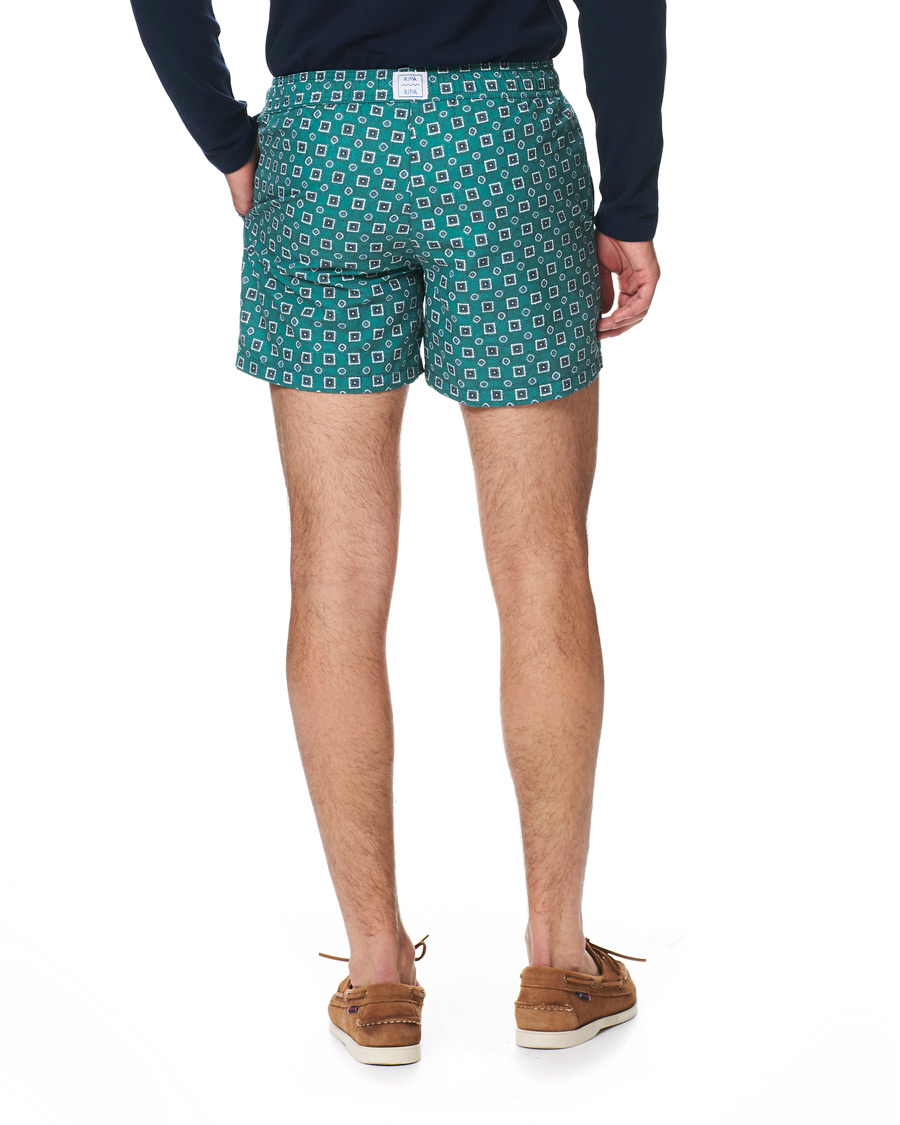 Homme | Maillots De Bain | Ripa Ripa | Scirocco Printed Swim Shorts Green