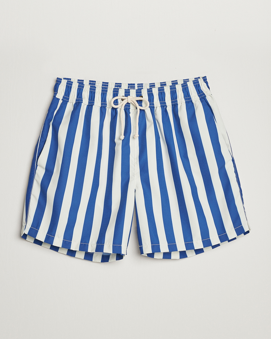 Homme | Maillots De Bain | Ripa Ripa | Paraggi Striped Swimshorts Blue/White