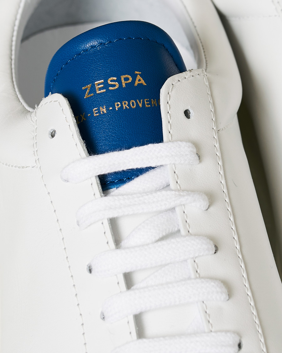 Heren | Zespà ZSP4 OG APLA Leather Sneakers White/Massila | Zespà | ZSP4 OG APLA Leather Sneakers White/Massila