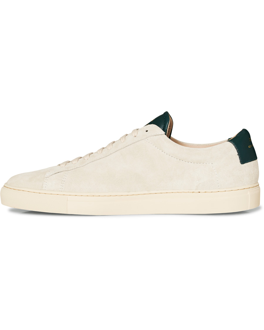 Heren | Zespà ZSP4 HGH Suede Sneakers Off White/Sapin | Zespà | ZSP4 HGH Suede Sneakers Off White/Sapin