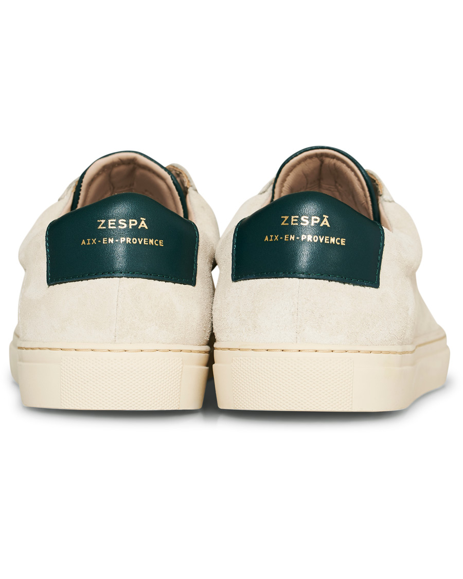 Heren | Zespà ZSP4 HGH Suede Sneakers Off White/Sapin | Zespà | ZSP4 HGH Suede Sneakers Off White/Sapin