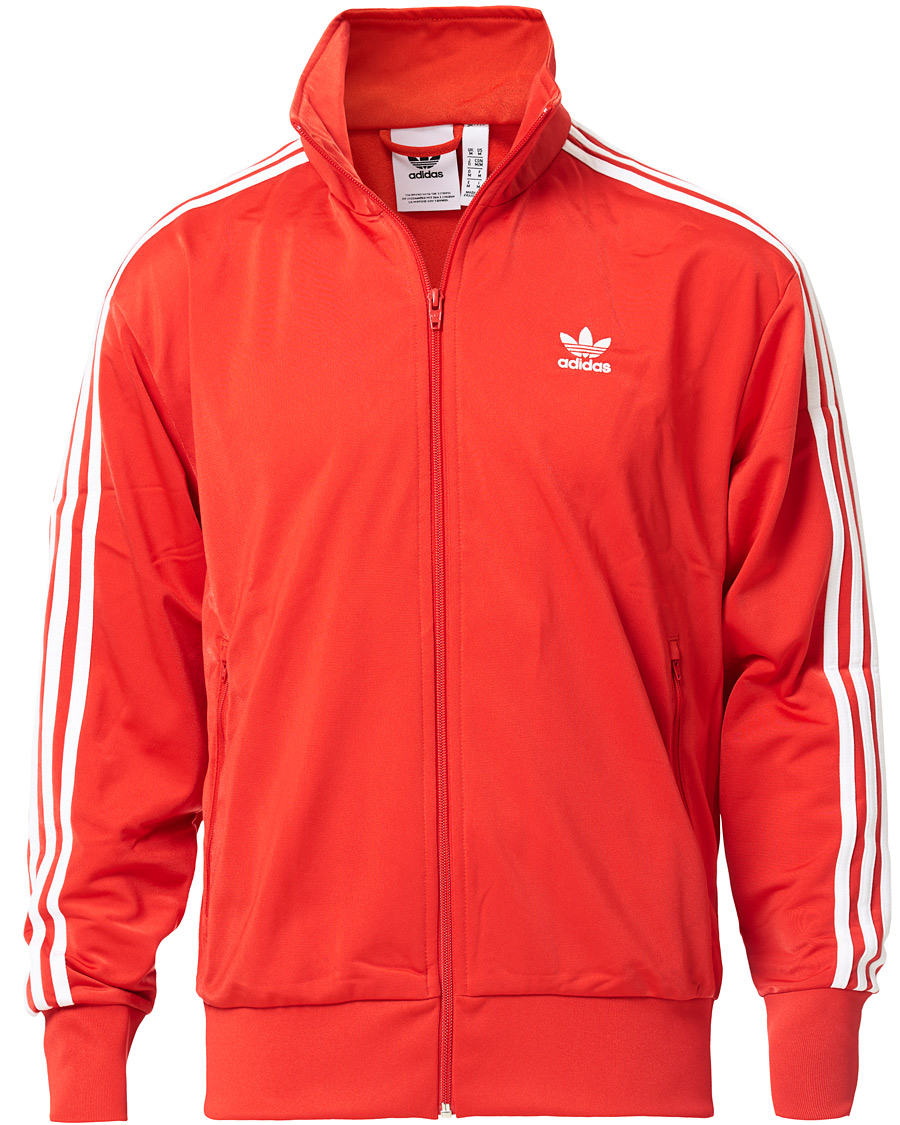 Heren | Truien | adidas Originals | Firebird Full Zip Sweater Red