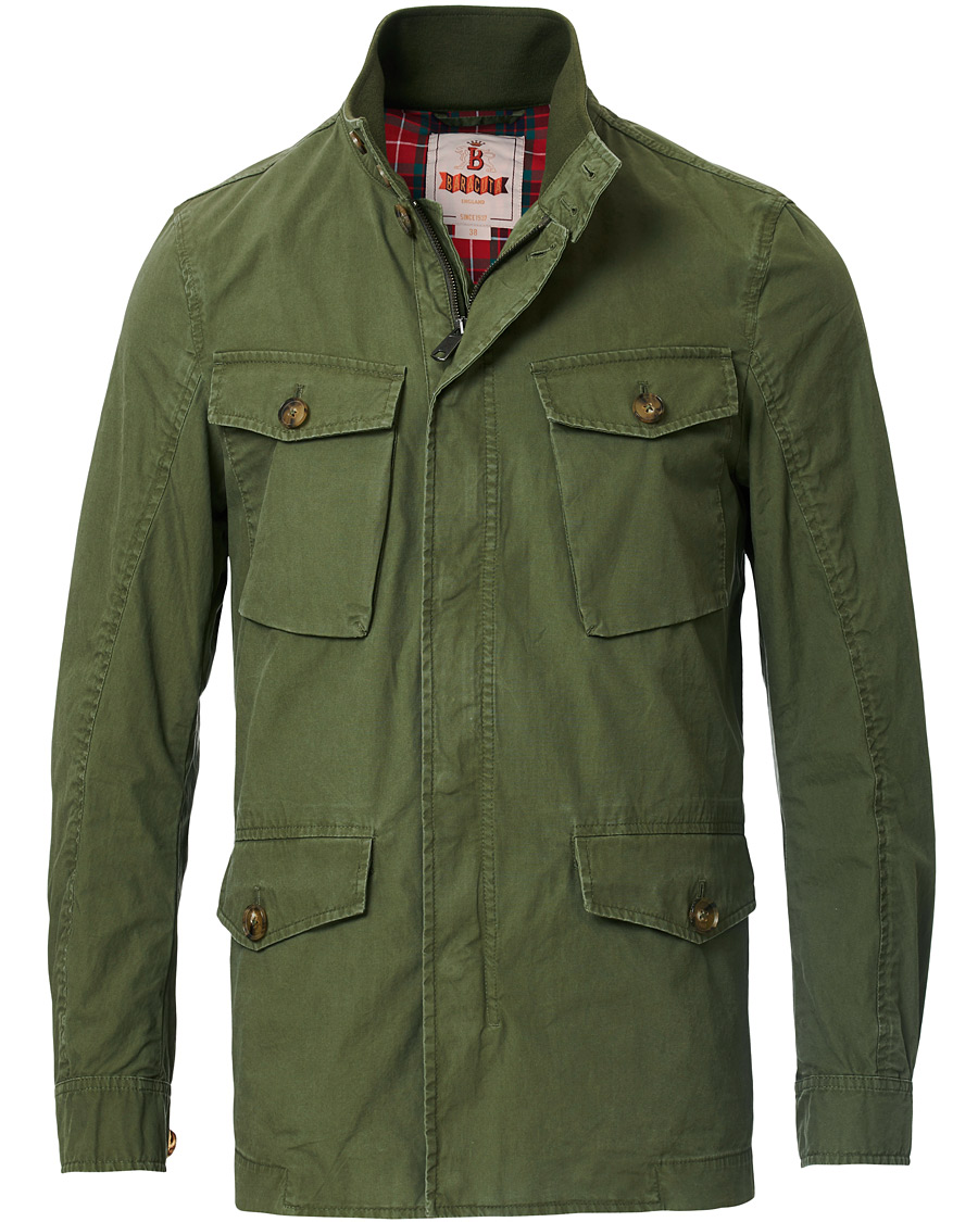 Homme | Manteaux Et Vestes | Baracuta | Iconic Wash Field Jacket Army