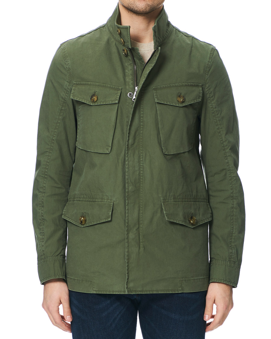 Homme | Manteaux Et Vestes | Baracuta | Iconic Wash Field Jacket Army