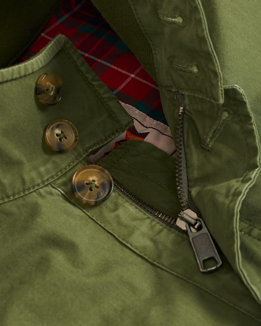 Homme | Manteaux Et Vestes | Baracuta | Iconic Wash Field Jacket Army