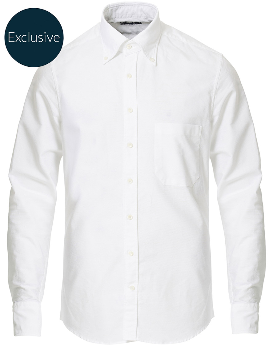Homme | Chemises | Stenströms | Slimline Oxford Shirt White