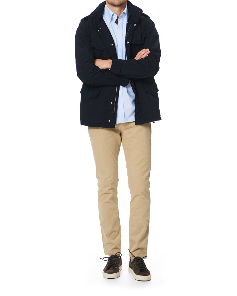 Homme | Chemises | Stenströms | Slimline Oxford Shirt Light Blue