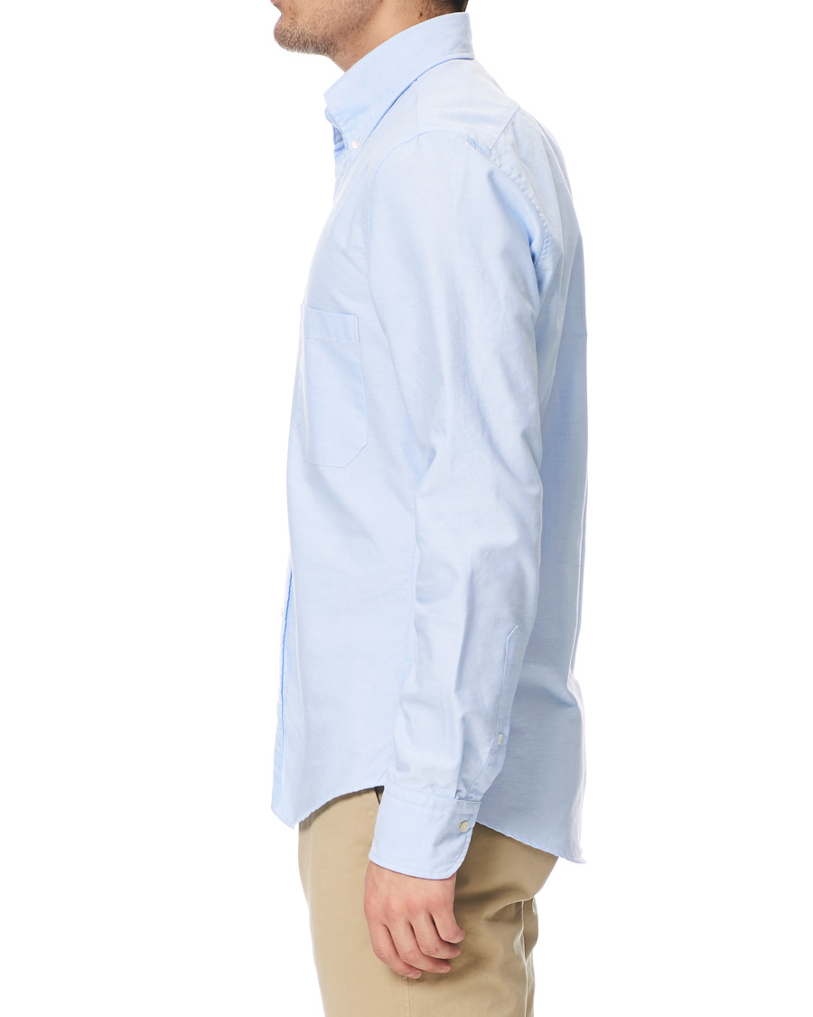 Homme | Chemises | Stenströms | Slimline Oxford Shirt Light Blue
