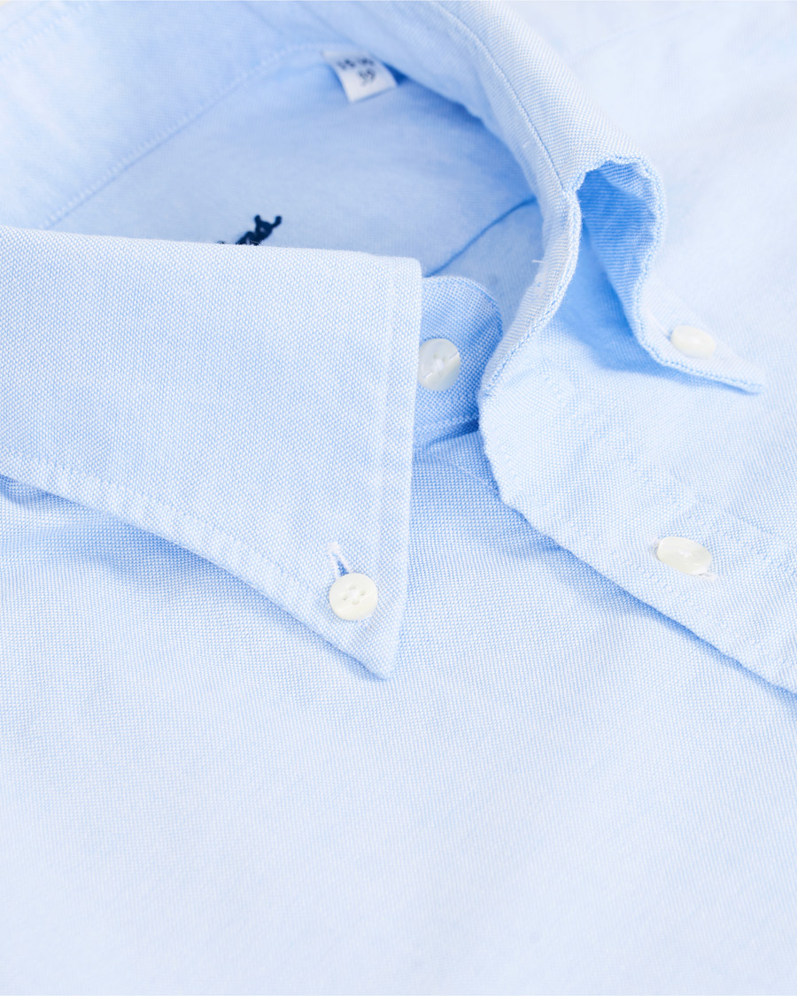 Homme | Chemises | Stenströms | Slimline Oxford Shirt Light Blue