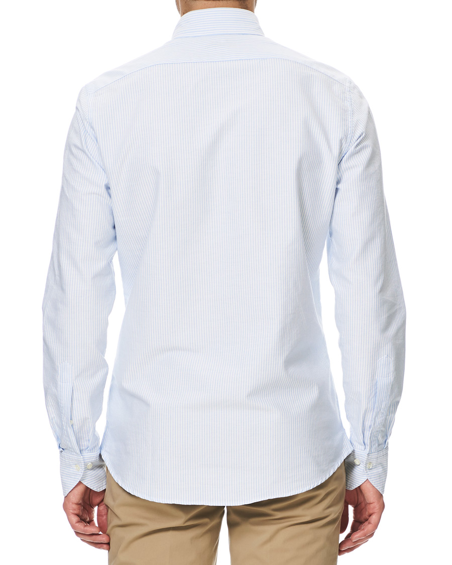 Homme | Chemises | Stenströms | Slimline Oxford Shirt Blue/White
