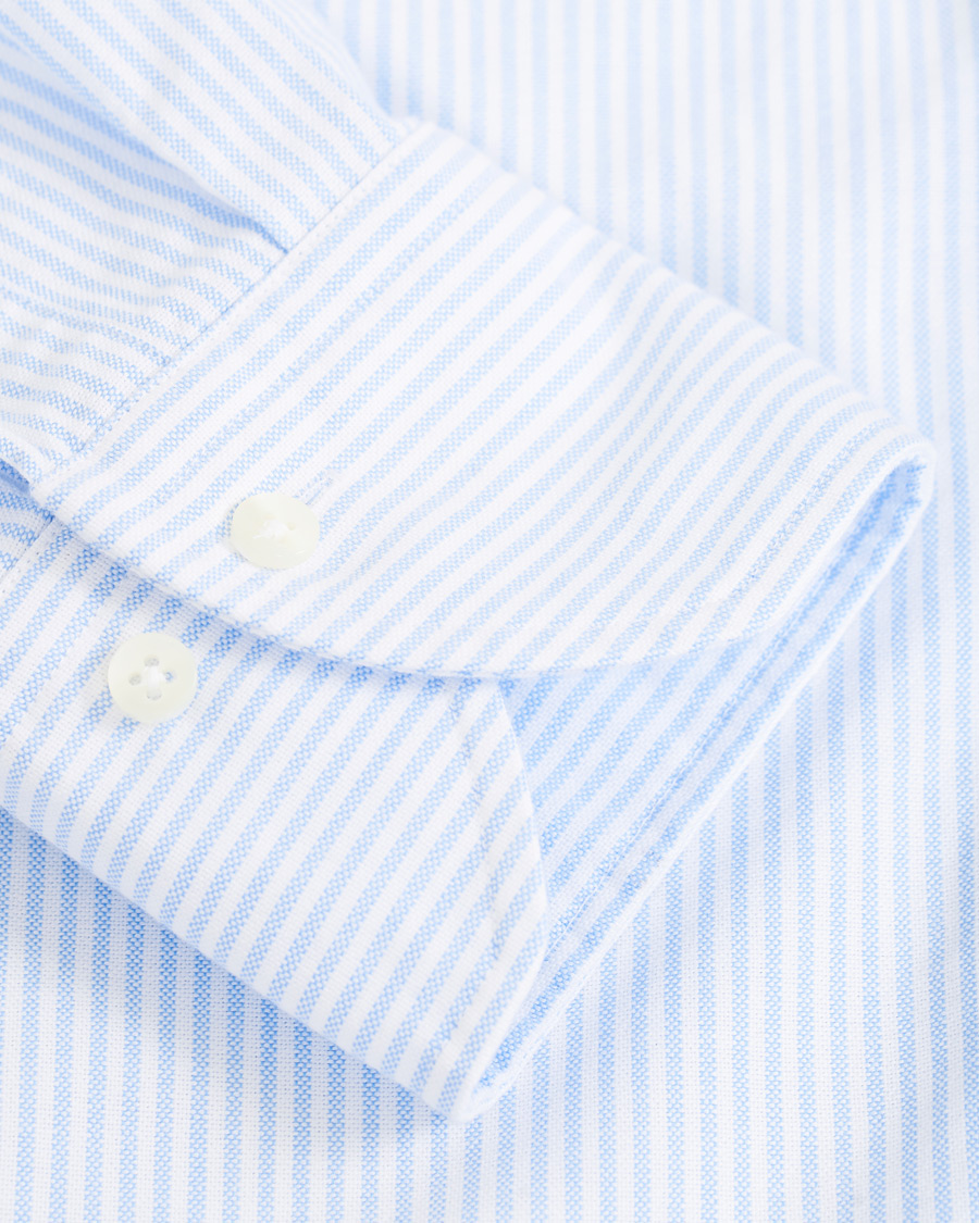 Homme | Chemises | Stenströms | Slimline Oxford Shirt Blue/White