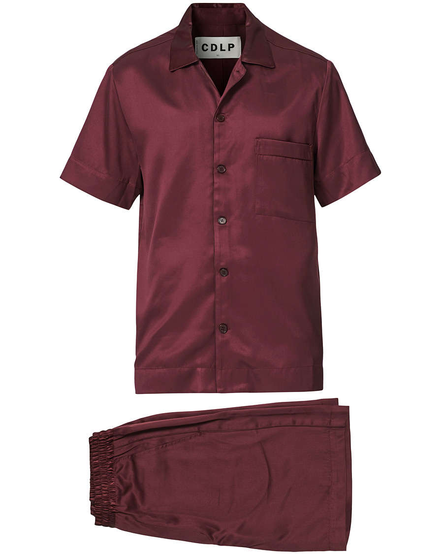 Homme | | CDLP | Home Suit Short Sleeve Burgundy